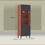 Paneleiro Viv Concept com 3 Portas e 3 Prateleiras - Imagen 2