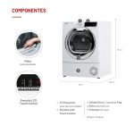 Secadora Eléctrica 9 Kg por Condensación - Imagen 3